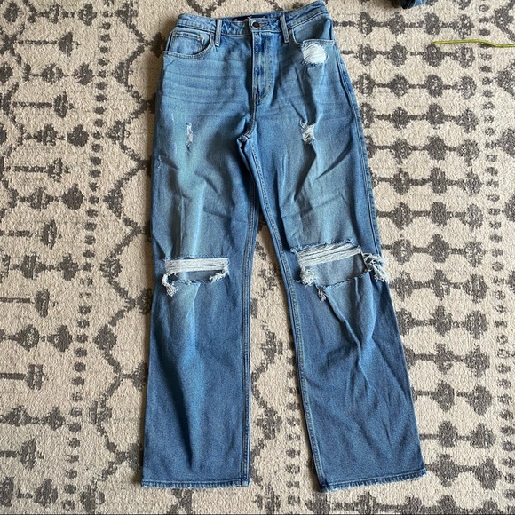 Hollister Ultra High-Rise Dad Jeans Women’s Size 5 Regular - Picture 13 of 15